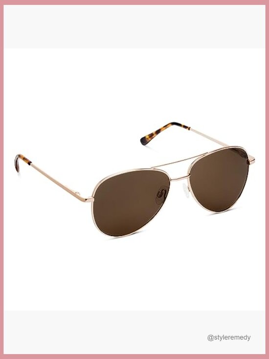 Polarized Aviator Sunglasses with UV400 Protection, Lightweight Frames main image 5